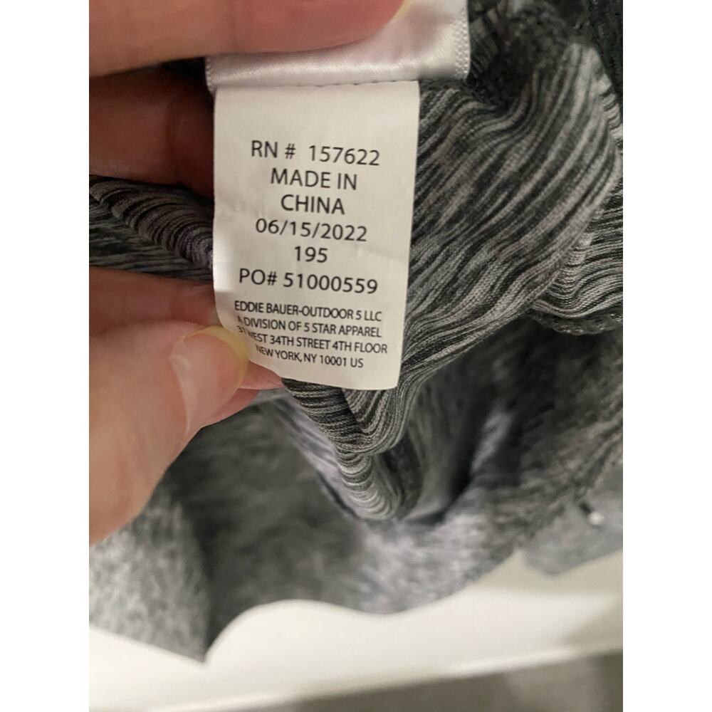 Eddie Bauer Women's Active Wear Hoodie Jacket Full Zip Heather Gray Size S - Picture 7 of 8